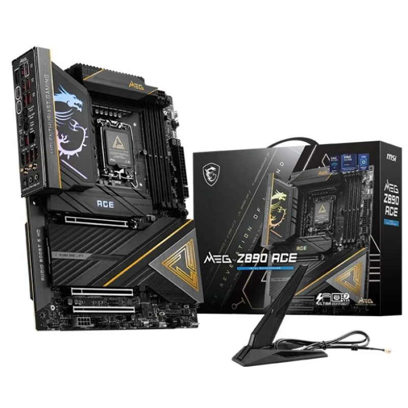 Detalle de MSI MEG Z890 ACE placa base Z890 24+2+1+1 SPS 110A