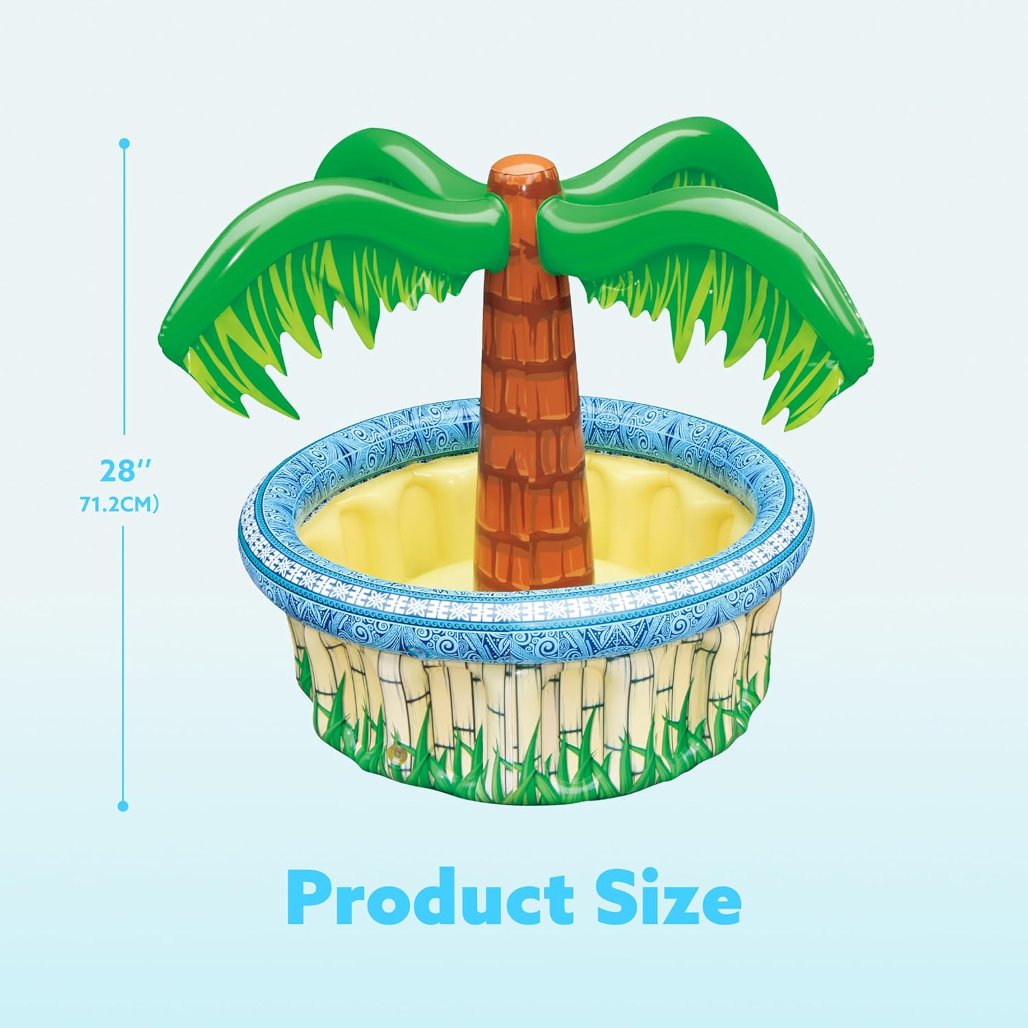 Detalle 2 de JOYIN 71 cm Inflatable Palm Tree Cooler for Beach & Luau Parties