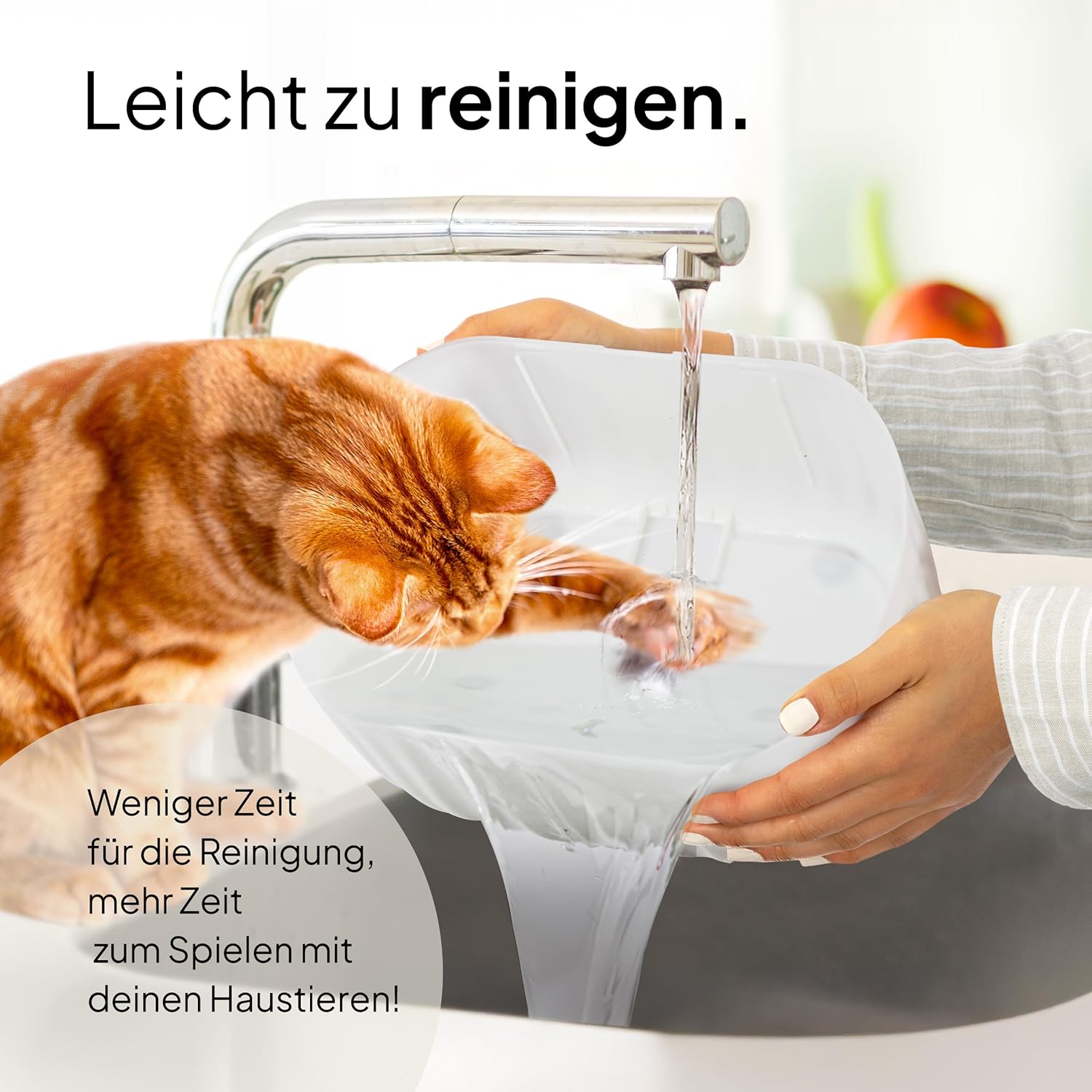Thumbnail 5 de Pretty Paw Katzenbrunnen Aqua Sense 3 L 💧