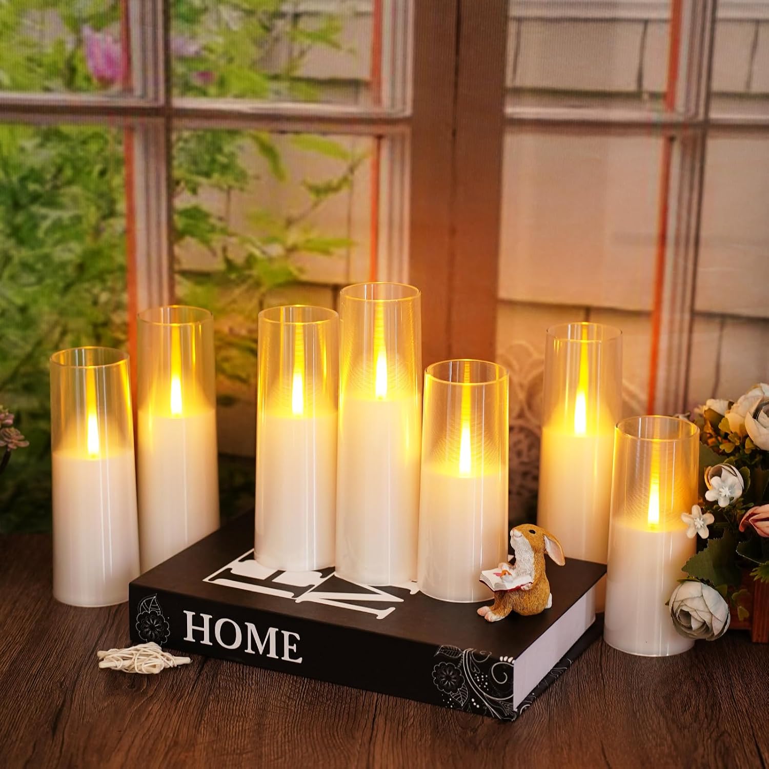 Thumbnail 1 de Kakoya Flameless LED Candles 7-Piece Set