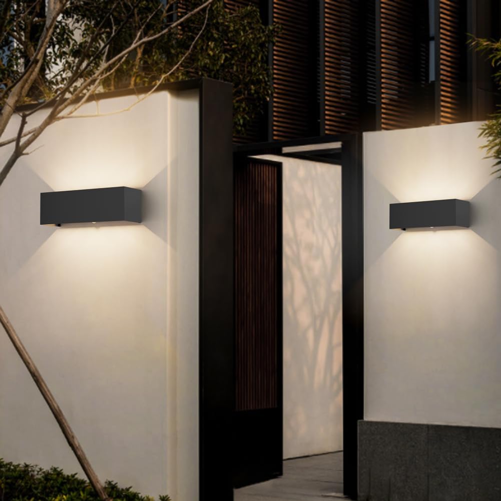 Thumbnail 5 de Klighten 30W — Applique Murale LED Intérieure/Extérieure avec Détecteur de Mouvement et Faisceau Ajustable, IP65, 4000K Noir