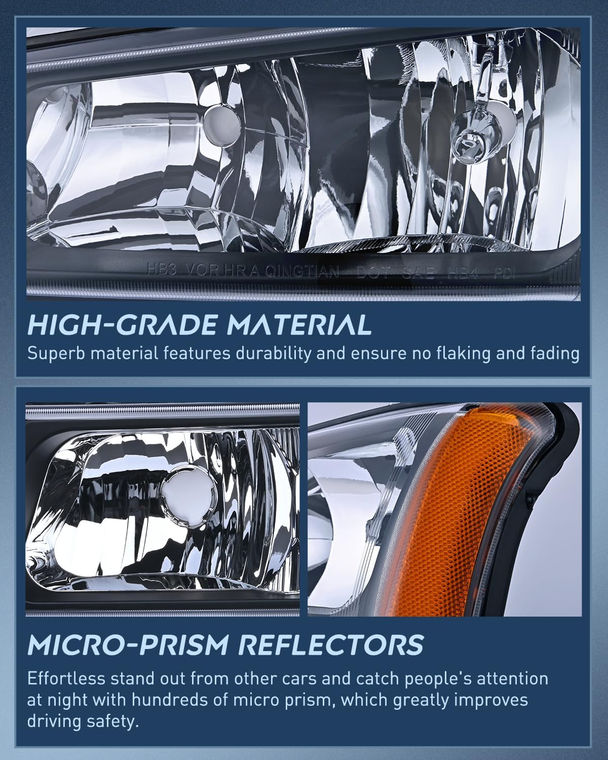 Thumbnail 5 de Nilight Headlight Assembly 2003 Silverado 2pcs