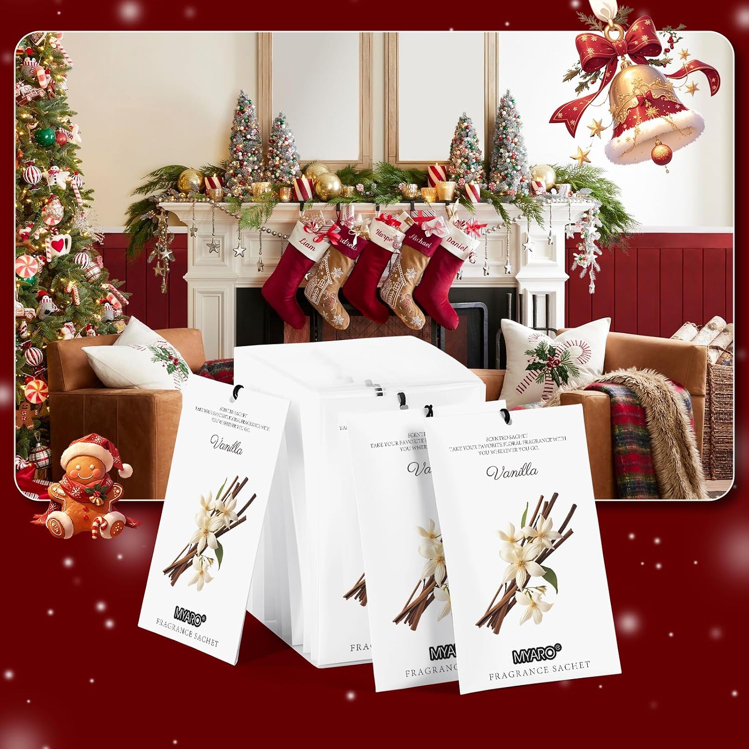 Thumbnail 5 de MYARO Vanilla Scented Drawer Sachets 12-pack ๐