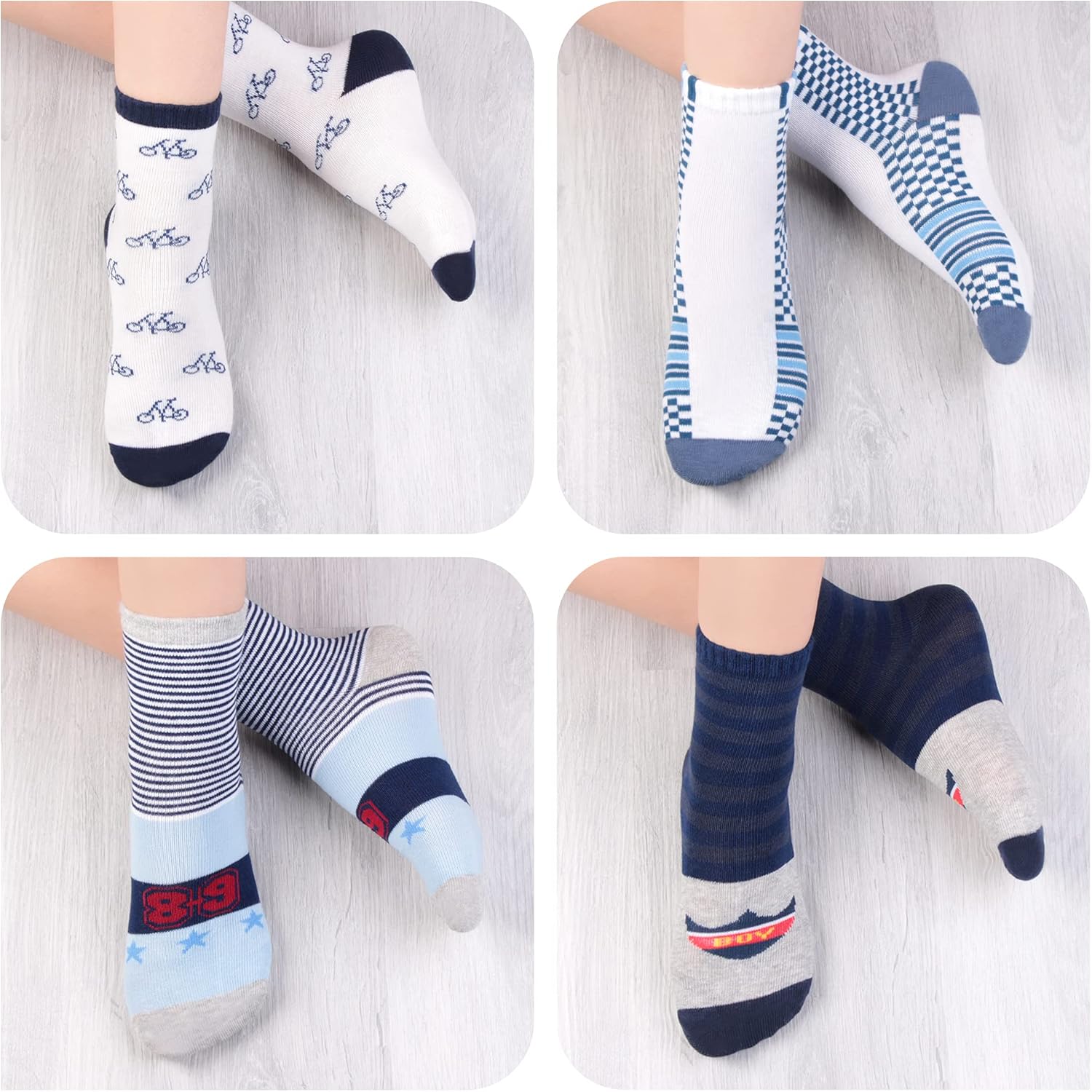Thumbnail 5 de Libella 12 Paia Calzini sneaker bambino ragazzi colorati 2116VA