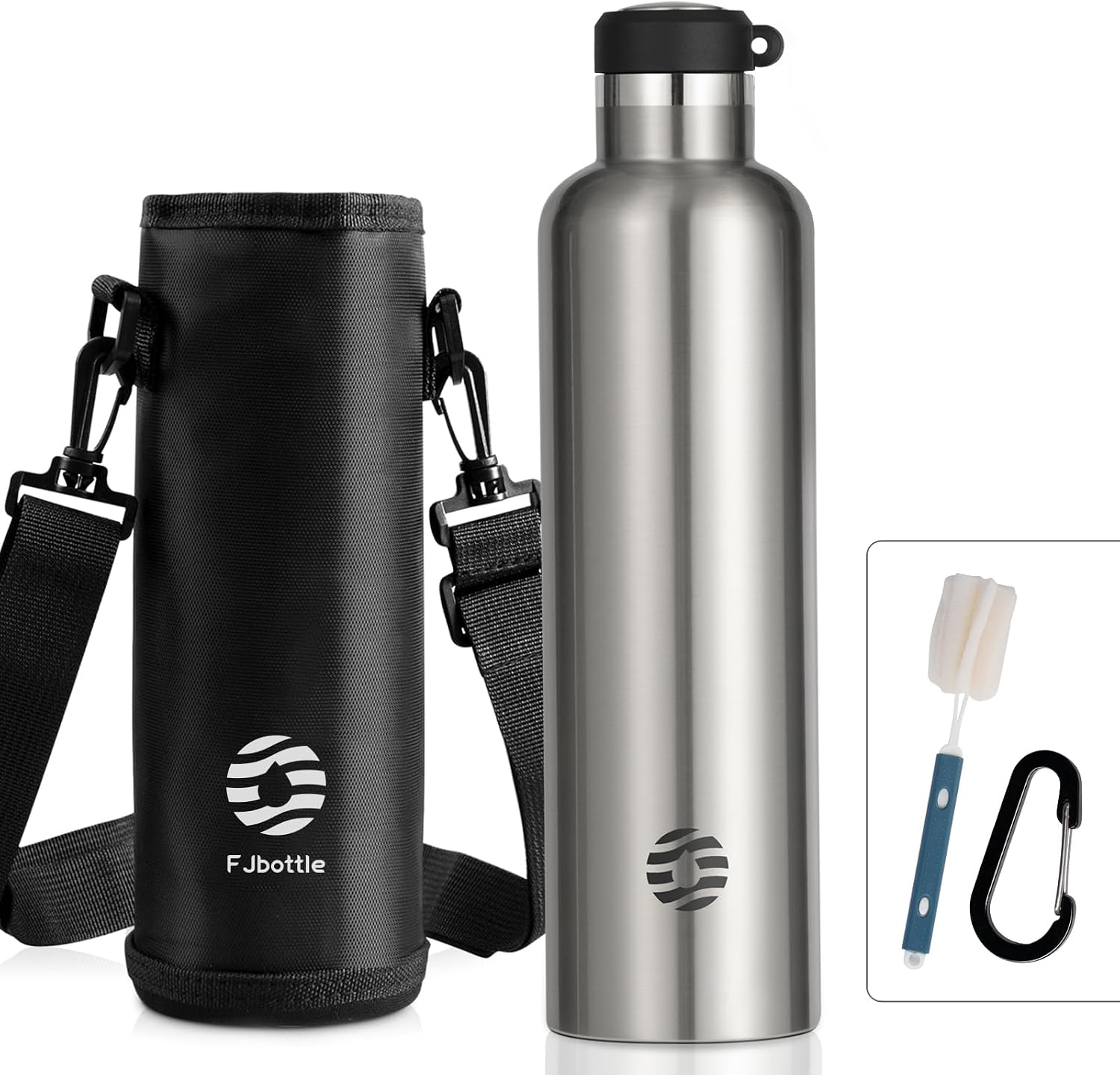 Detalle de FEIJIAN Stainless Steel Water Bottle 1L