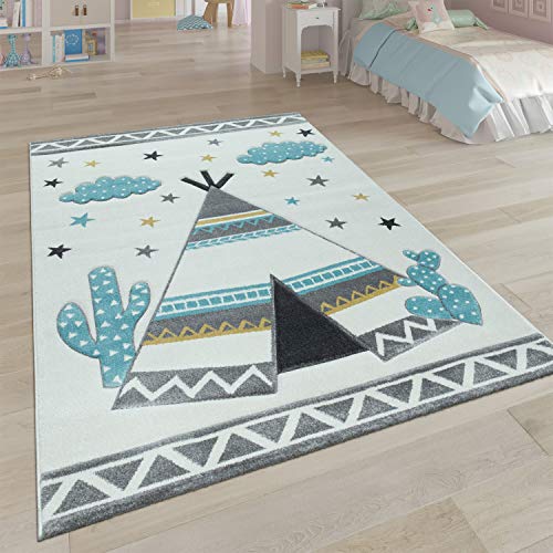 Paco Home tapis enfant pastel 200x290 cm