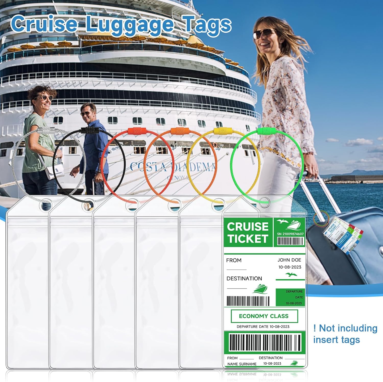 Thumbnail 1 de Alyvisun 6 Pièces Porte-Étiquettes Croisière