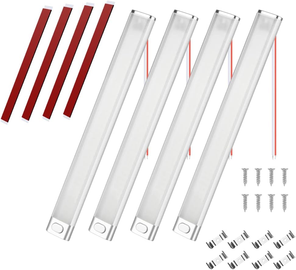 Detalle de URAQT 12V LED Interior Lights Bar — 120 LED Strip Light (2-Pack) for RVs, Campers and Vans