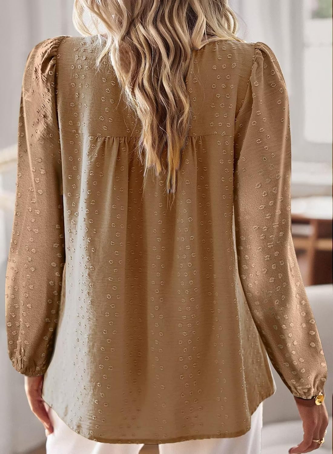 Detalle de TUUHAW Langarmshirt mit Rundhals für Damen