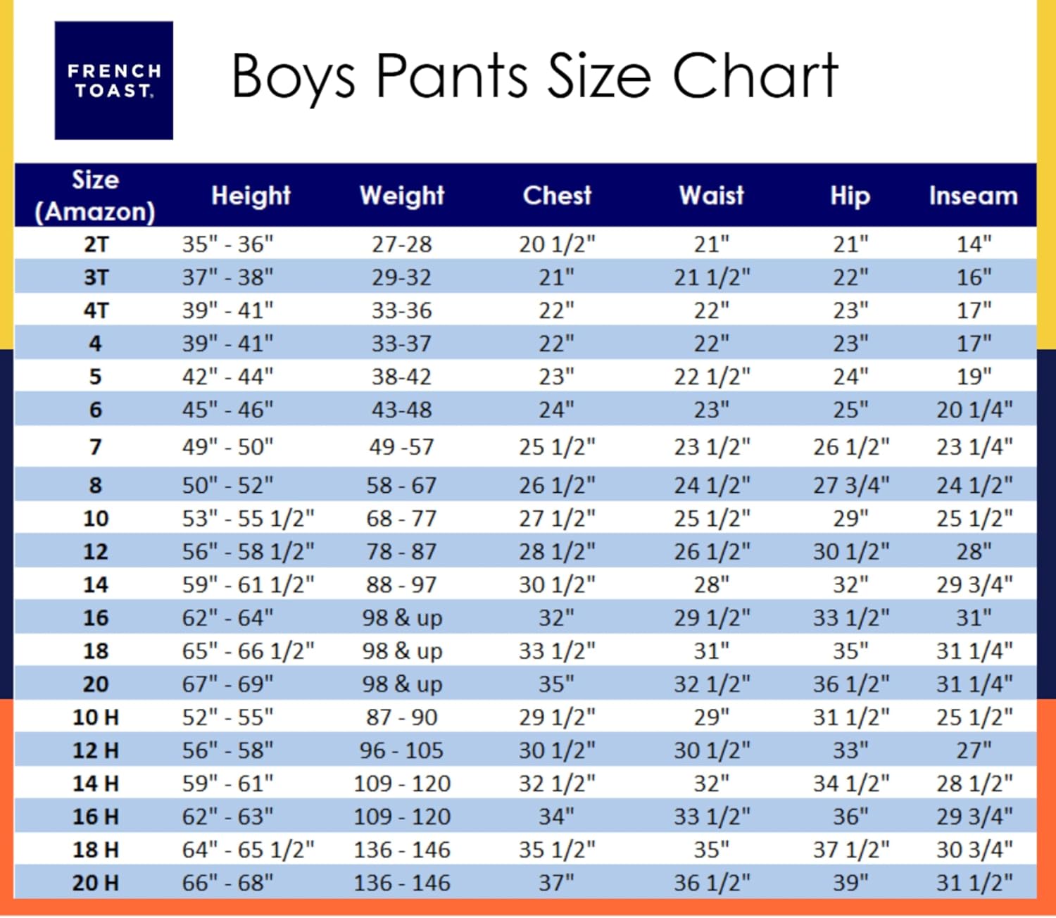 Thumbnail 6 de French Toast Pantalon Basique pour garçon – Khaki, taille 6, coupe décontractée