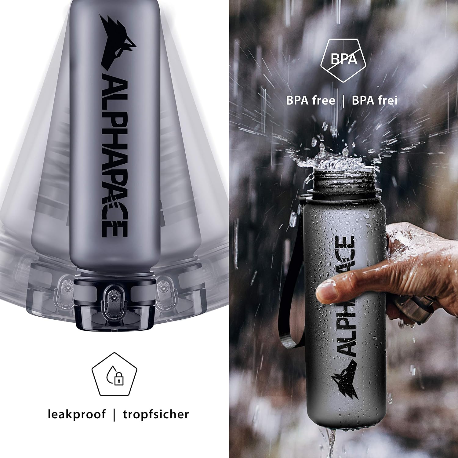 Detalle de ALPHAPACE borraccia sport 1000 ml