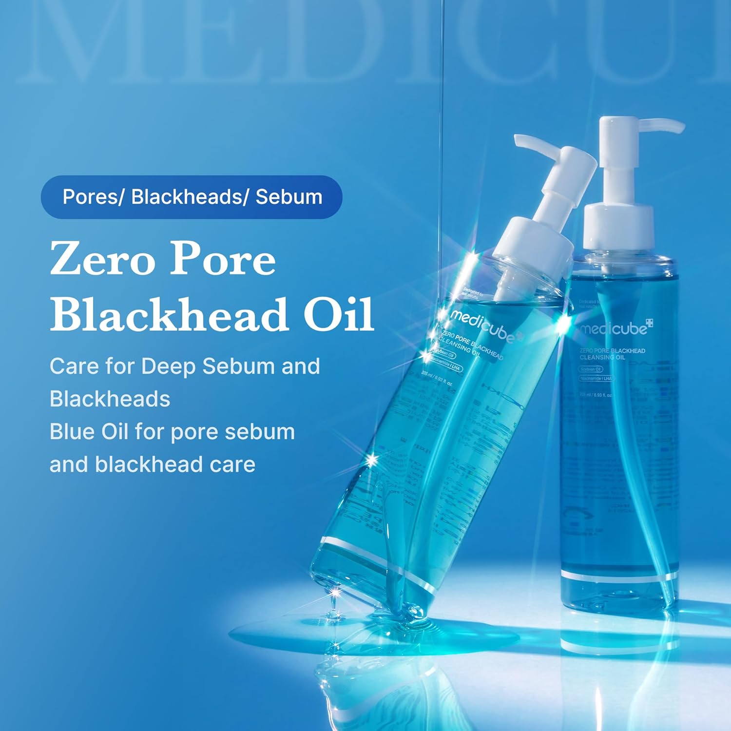 Detalle de medicube Zero Pore Blackhead Cleansing Oil 205 ml