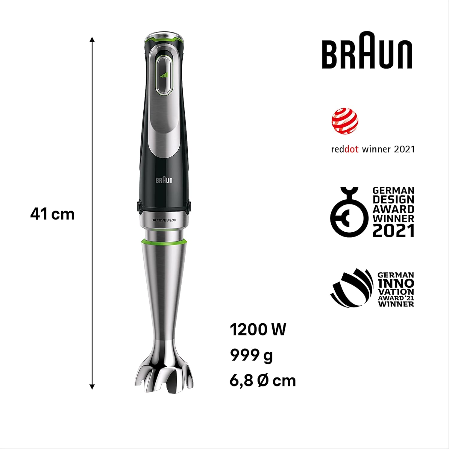 Thumbnail 4 de Braun MultiQuick 9 MQ9147X Frullatore a immersione: potenza e versatilità per ogni ricetta