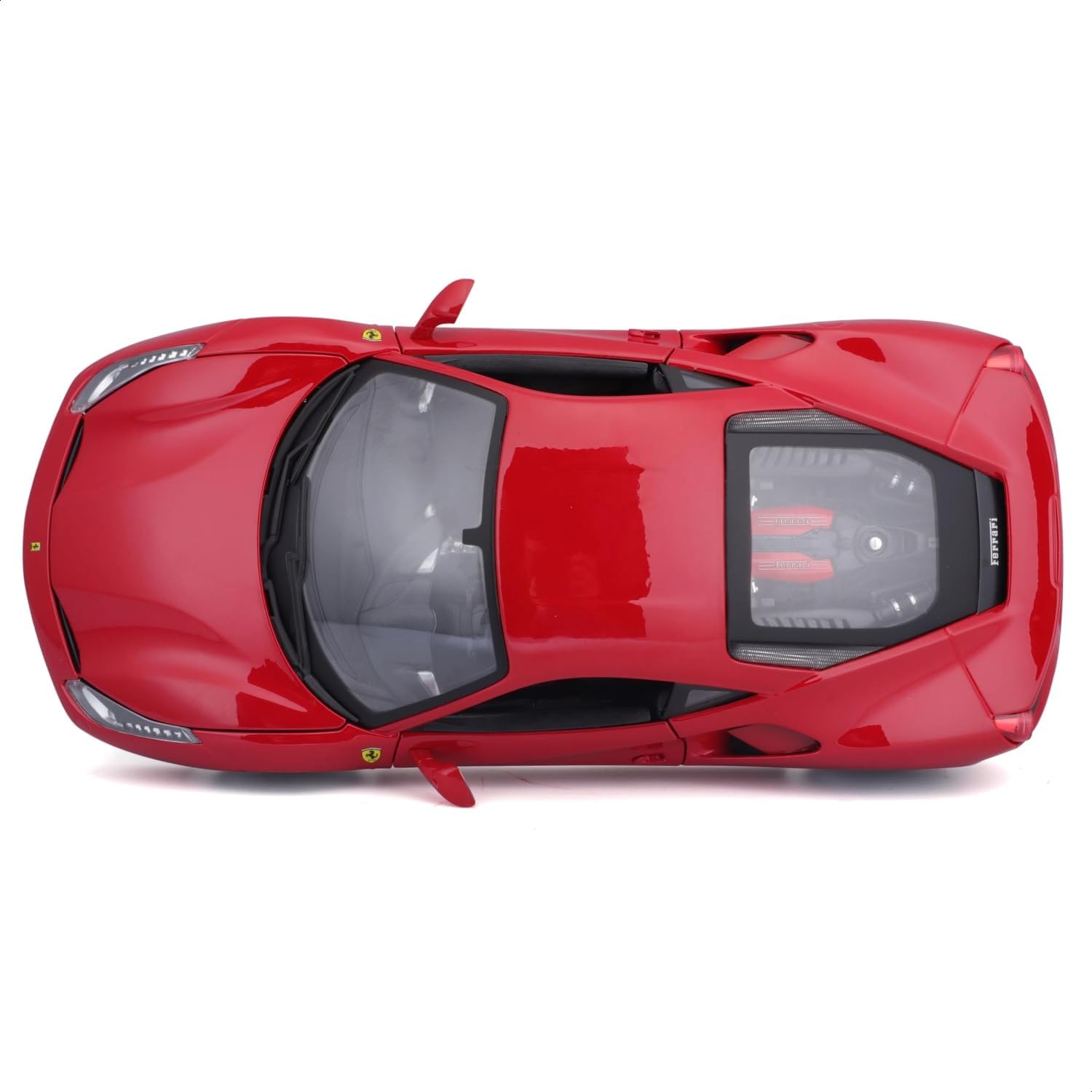 Thumbnail 6 de Bburago Maisto – Ferrari 488 GTB Rouge 1/18, miniature métal moulé prête pour les passionnés