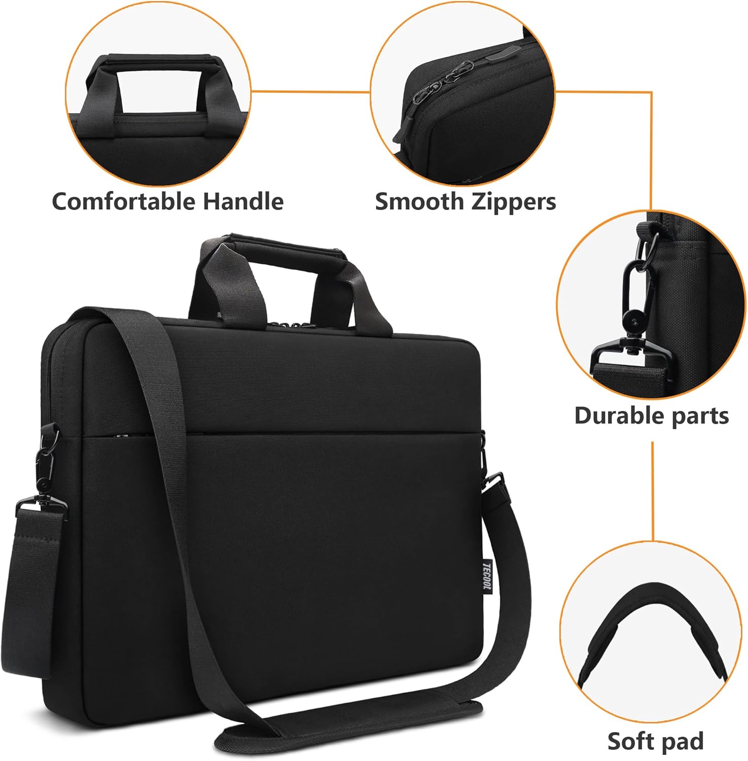 Thumbnail 5 de TECOOL Laptop Bag 15.6 inch waterproof sleeve 💼