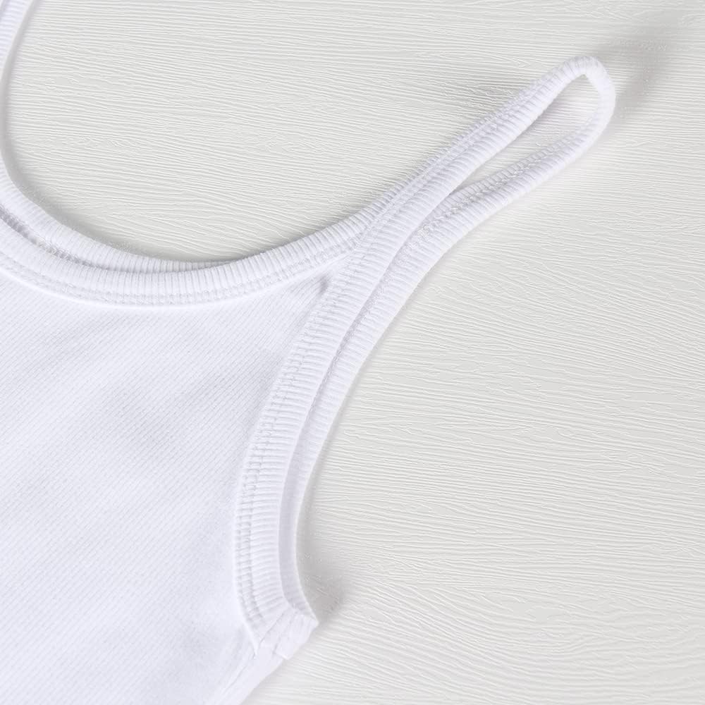 Thumbnail 2 de Artfish Women's Sleeveless Tank Top: Form-Fitting Ribbed Knit Cami