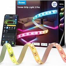 Detalle de Govee RGBIC Strip Light 2 Pro 32.8ft LED strip lights