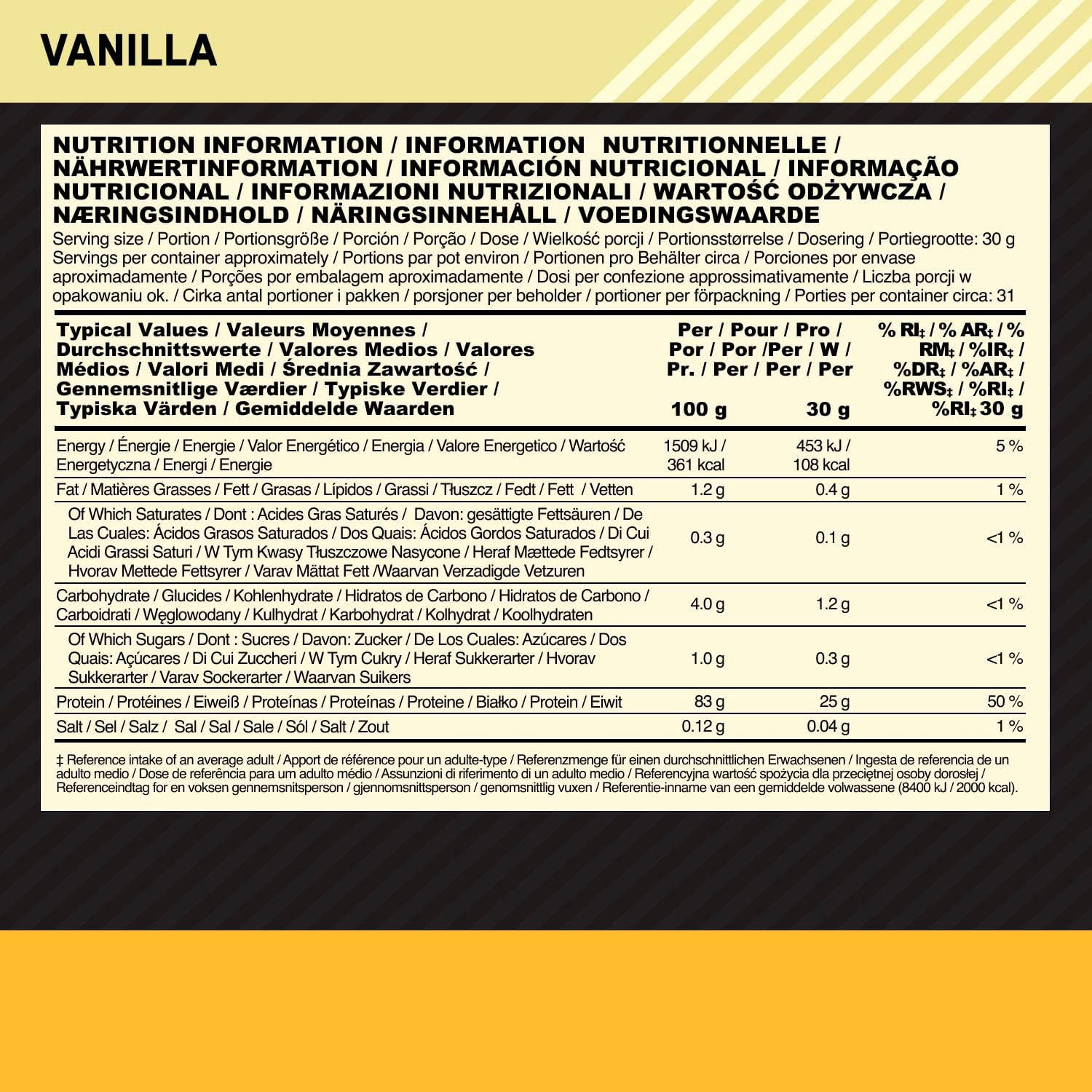 Thumbnail 6 de Optimum Nutrition Gold Standard 100% Isolate – Protéine de Whey, 930 g
