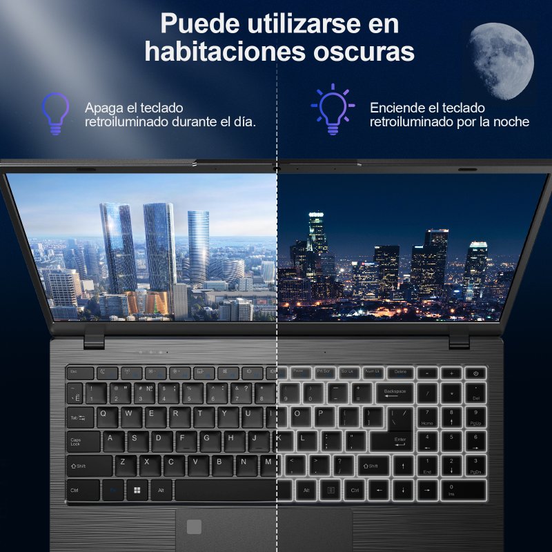Detalle de Vanwin NS275 15,6" Intel Celeron N5095 24 GB 512 GB SSD Full HD