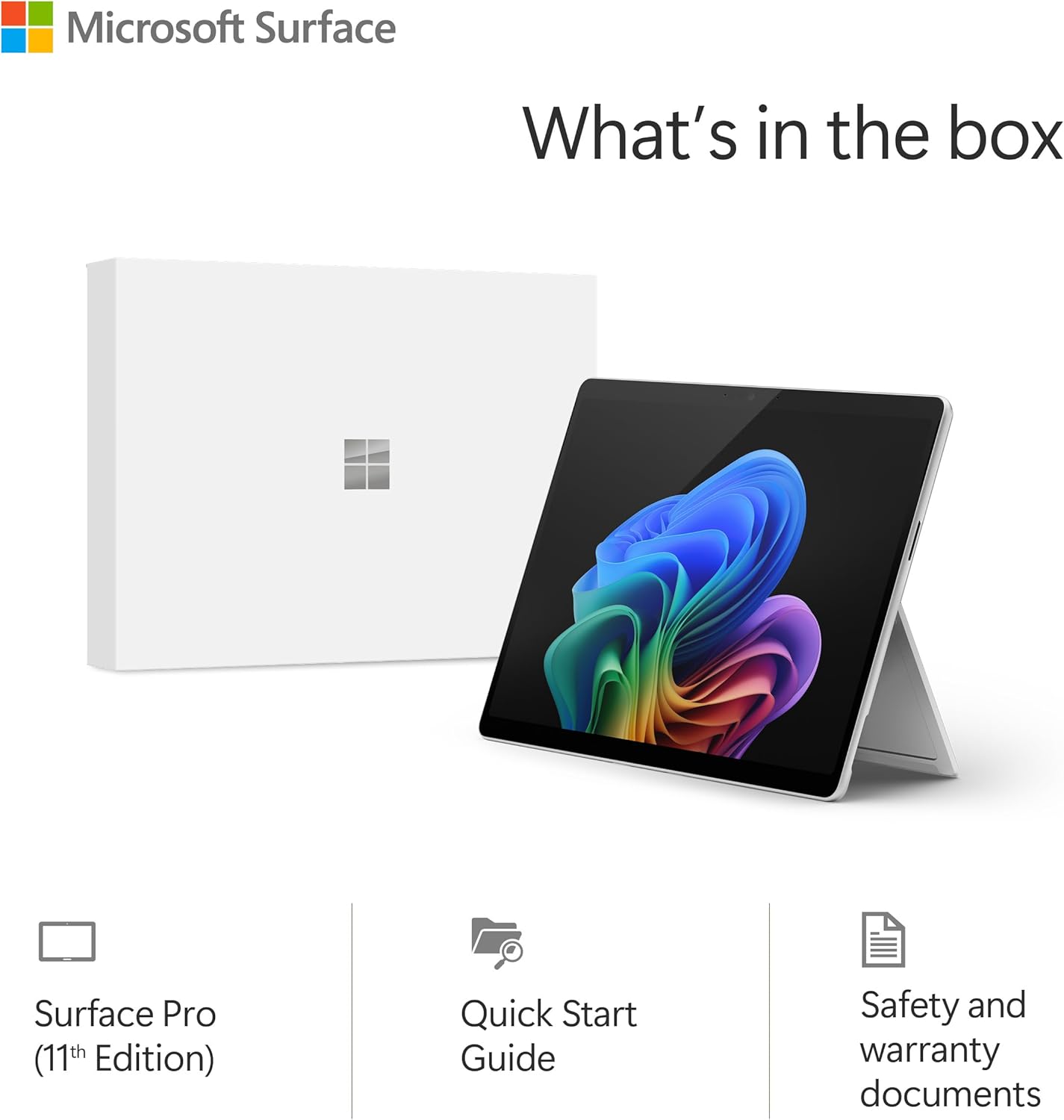 Thumbnail 5 de Microsoft Surface Pro Copilot+ PC (2024, 11th Edition) 13-inch Touchscreen — Device only, Platinum