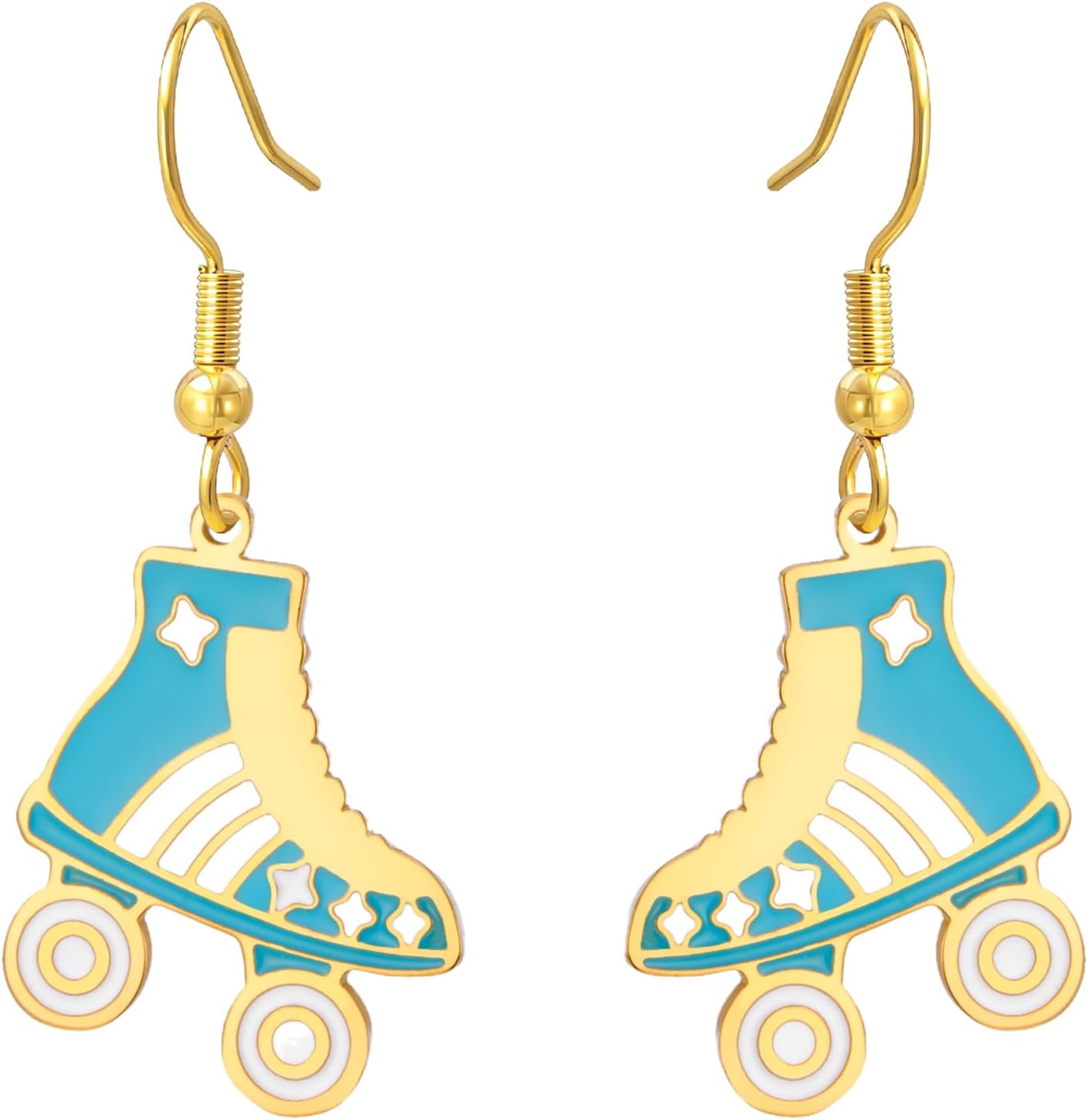 Thumbnail 6 de Dreamtimes Rollschuh-Anhänger-Ohrring aus Edelstahl – bunte Rollschuh-Ohrringe als Sport-Schmuck & Geschenk