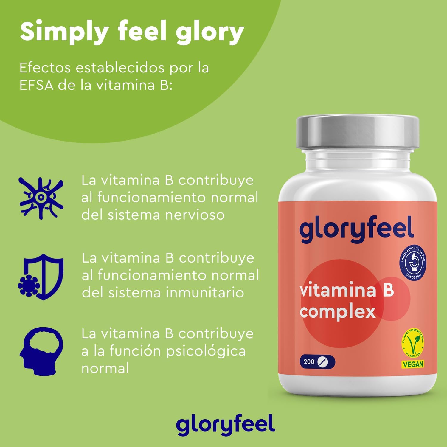 Thumbnail 3 de Vitamina B Complex Alta Dosis 200 tabletas