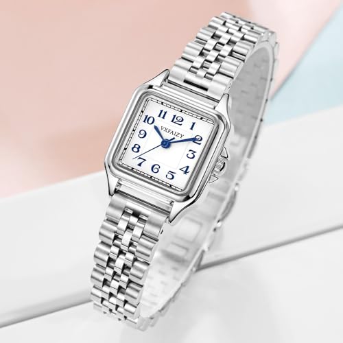 Detalle 2 de Montre VXFAIZY carrée pour femme avec chiffres arabes