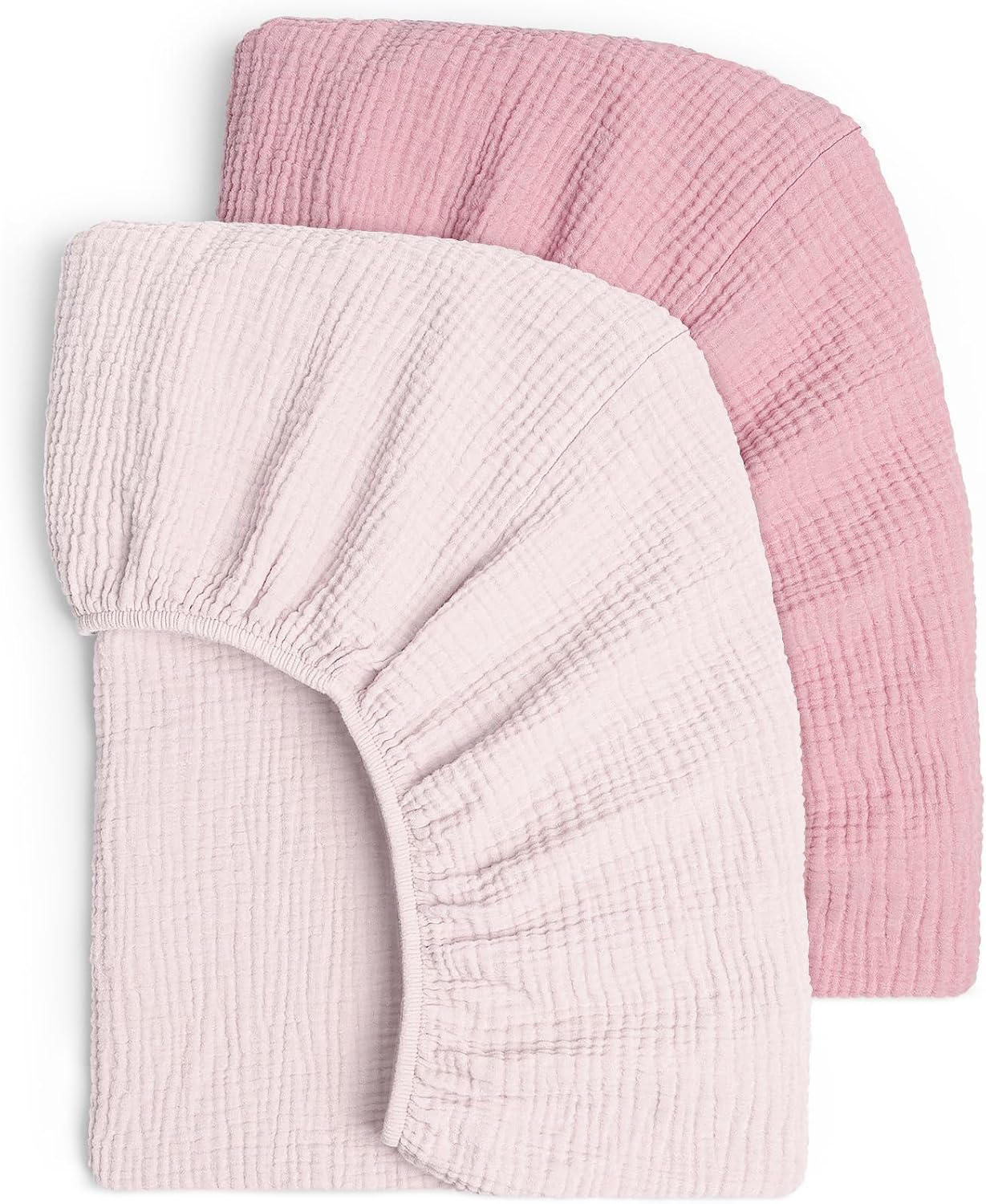 Detalle de lulumoon Kinder Spannbettlaken 2er Set 60x120 cm