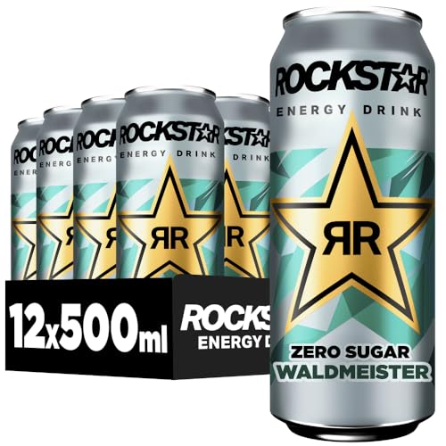 Rockstar XD Power Waldmeister Zero Sugar – 12x0,5 l koffeinhaltig