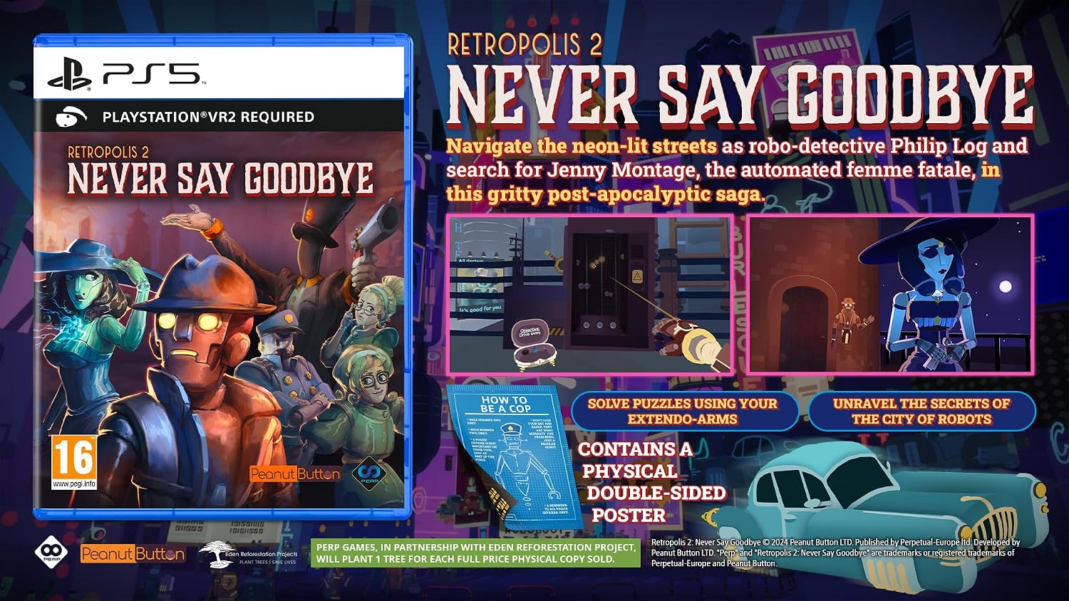 Detalle de Retropolis 2: Never Say Goodbye – A hand-painted VR mystery you solve with extendo-arms