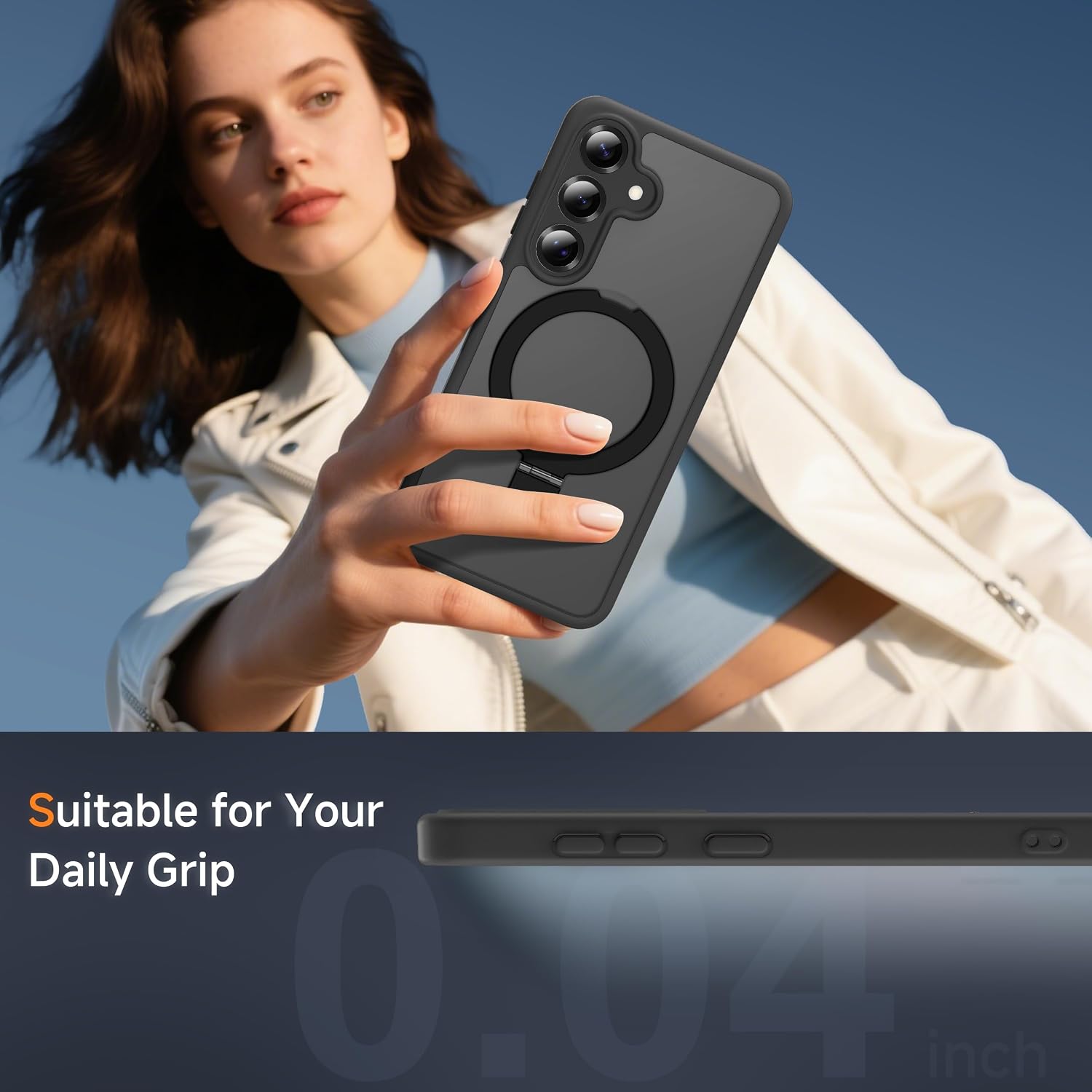 Thumbnail 6 de ORETECH Magnetic Phone Case for Galaxy S25 Plus