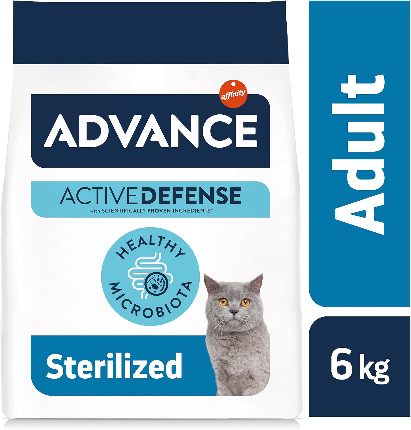 Thumbnail 1 de Advance Sterilized Cat droogvoer 6 kg met kalkoen en omega 3 en 6