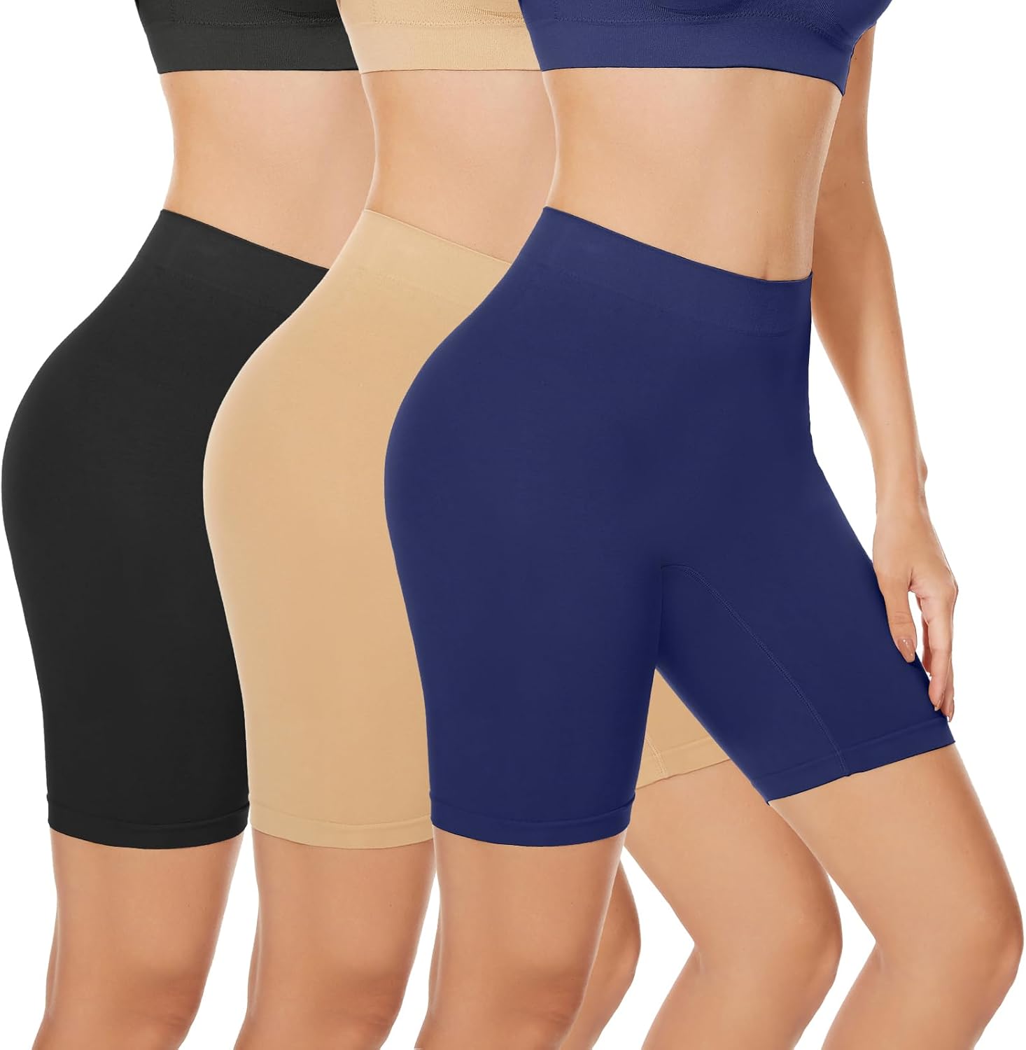Thumbnail 6 de SIHOHAN Women Anti Chafing Shorts Slip Shorts – Seamless, Tagless Boxer Briefs for Under Dresses