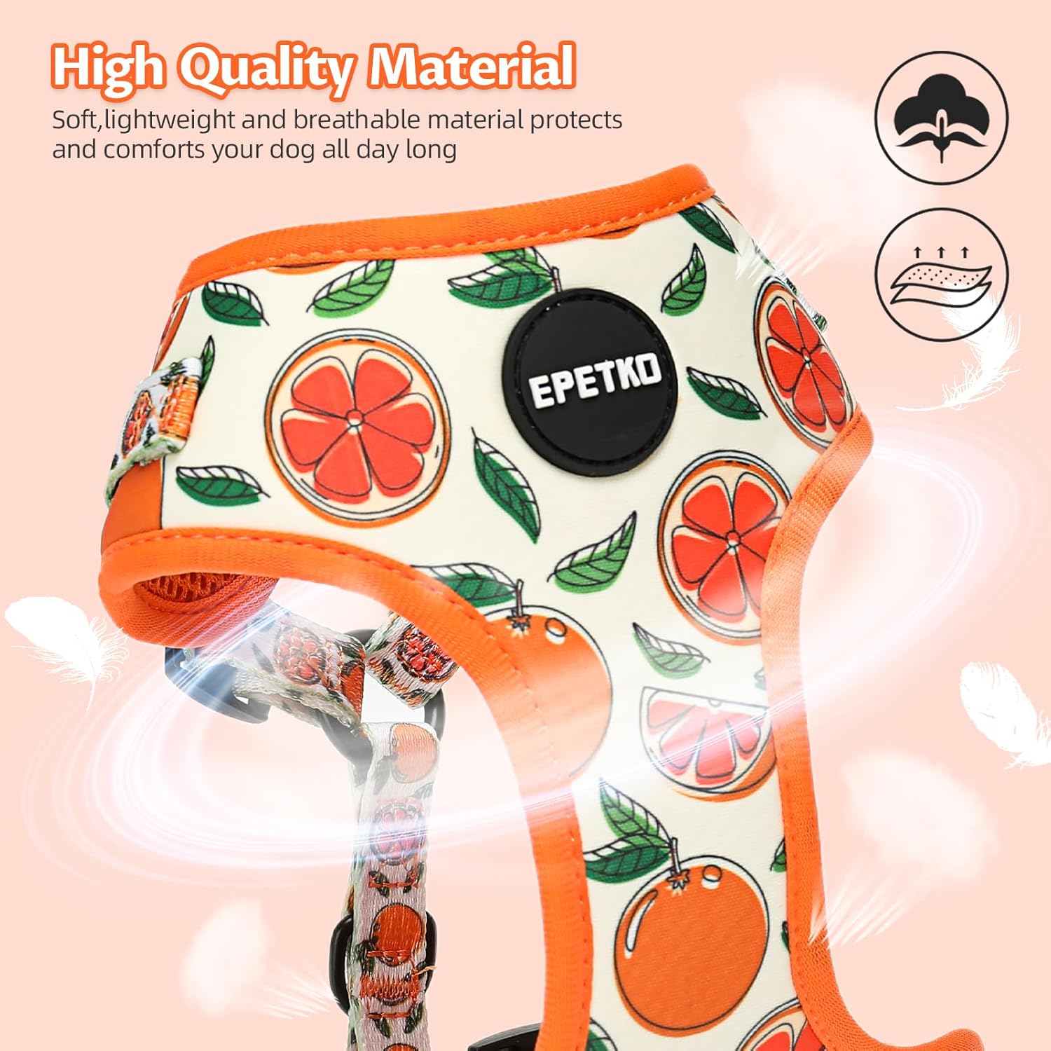 Detalle 2 de EPETKO Dog Harness Set 6, mesh step-in
