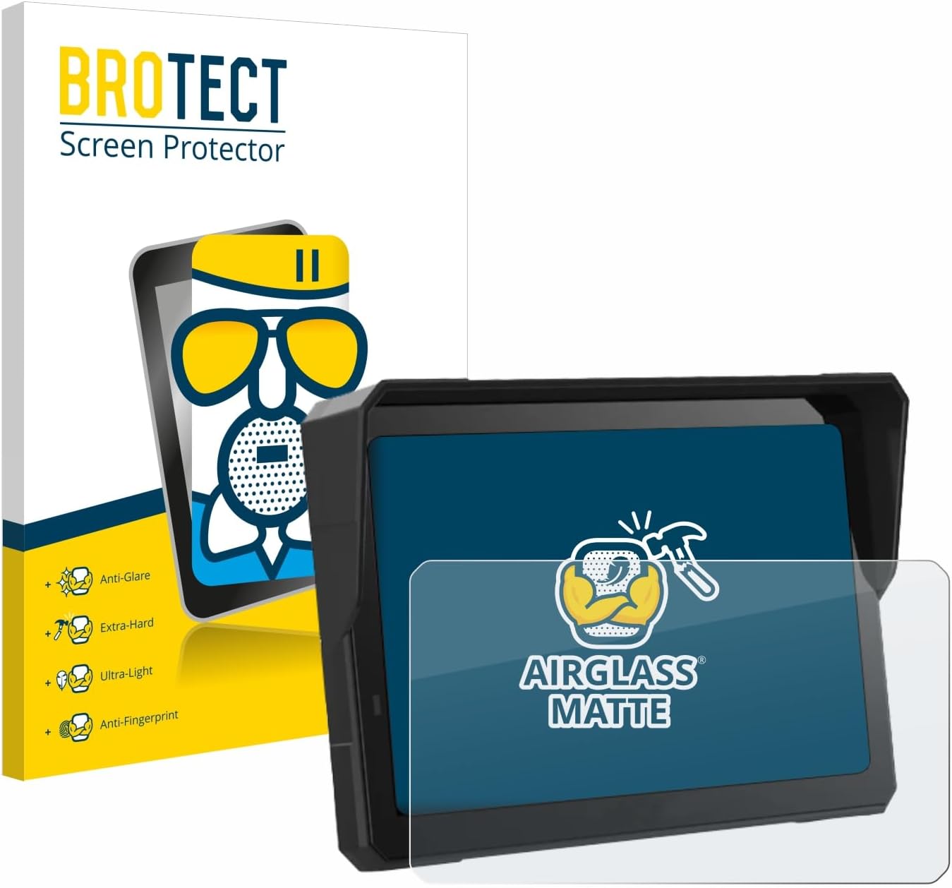 Detalle de BROTECT Protector Pantalla Mate Cristal 9H para Carpuride W702 Pro 7