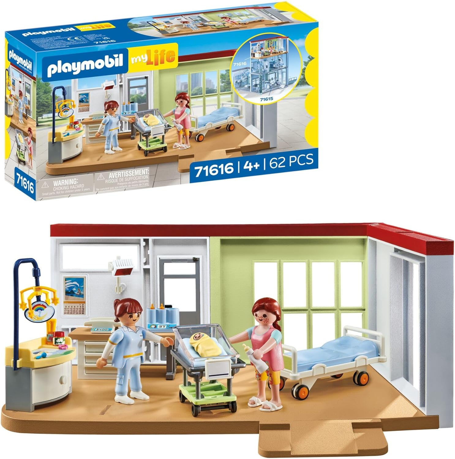 Detalle 2 de PLAYMOBIL Action Heroes 71618 MRT mit Patient – realistische Radiologie-Spielwelt für Kinder ab 4 Jahren