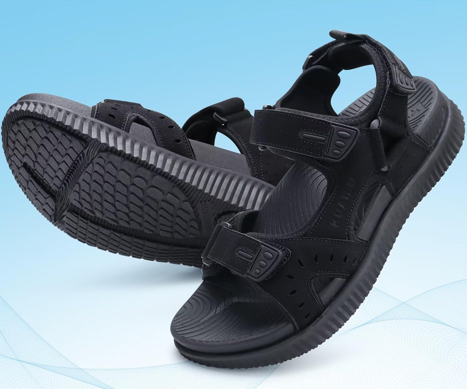 Thumbnail 6 de KuaiLu Herren Wandersandalen – Orthopädische Recovery Trekking Sandalen, Größe 40–48