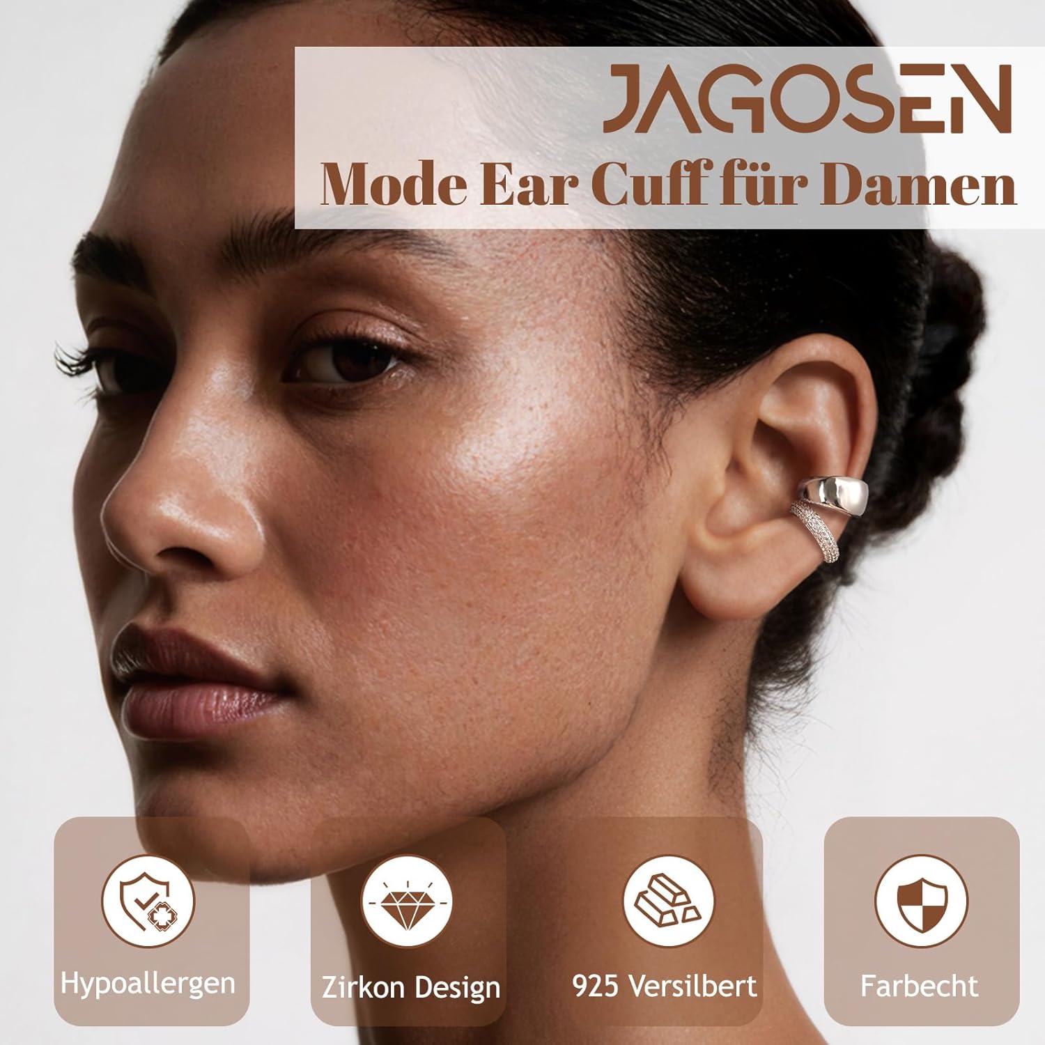 Thumbnail 1 de jagosen Ear Cuff Set 3 Stück 💍