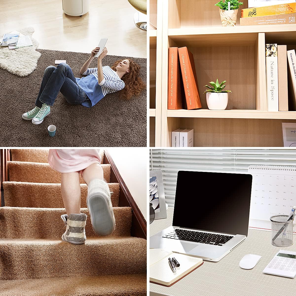 Detalle de FACIACC Anti Slip Rug Underlay 120x180 cm