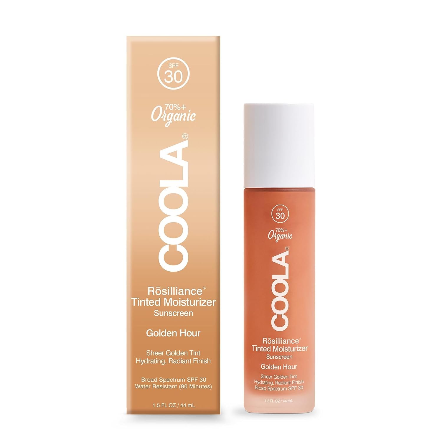 Thumbnail 1 de COOLA Rōsilliance Mineral BB+ Cream Tinted Sunscreen SPF 30 Golden Hour (44 ml)