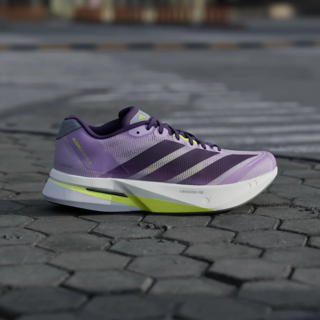Thumbnail 1 de Adizero Boston 13 de Adidas: zapatilla de running ligera en violeta