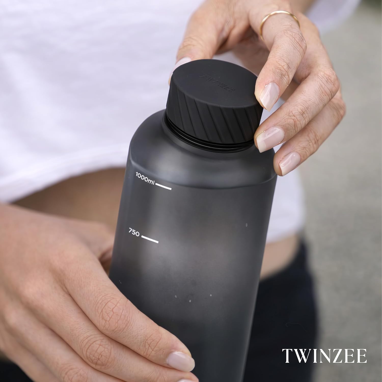 Detalle de Twinzee Gourde 1L – Anti-Fuite, sans BPA, Tritan premium