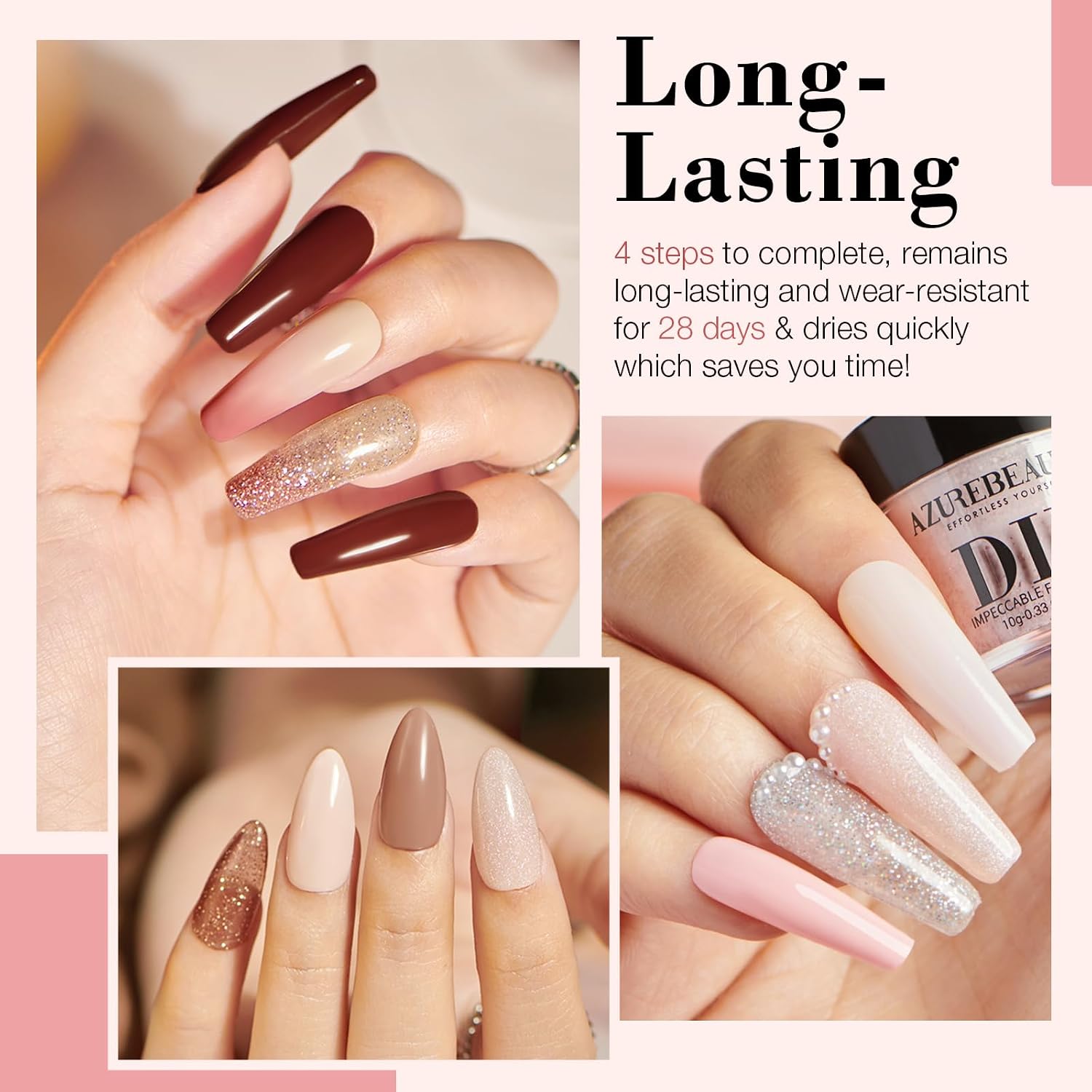 Thumbnail 1 de AZUREBEAUTY 31 Pc Dip Powder Kit 💅