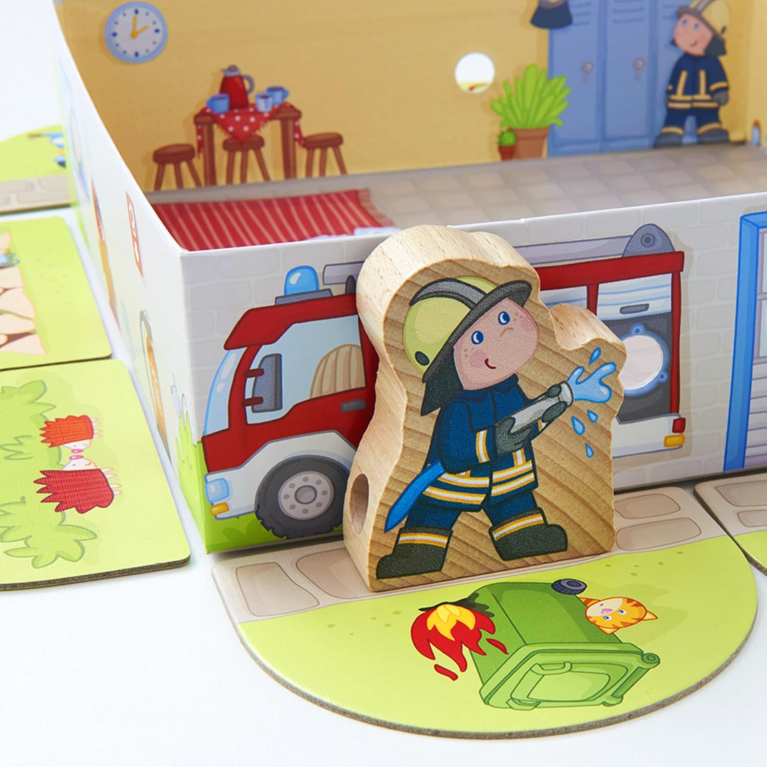 Detalle de HABA Feuerwehr Spiel ab 2 Jahren