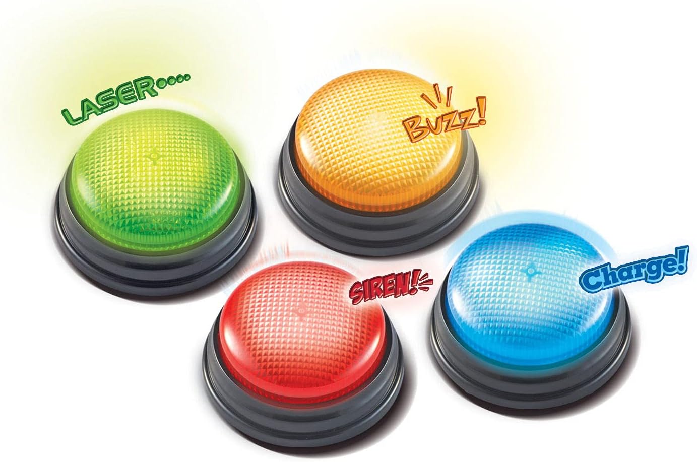 Thumbnail 2 de Learning Resources Set Buzzers Luci e Suoni per Bambini 3+ – 4 Pulsanti Colorati per Quiz e Attività di Gruppo