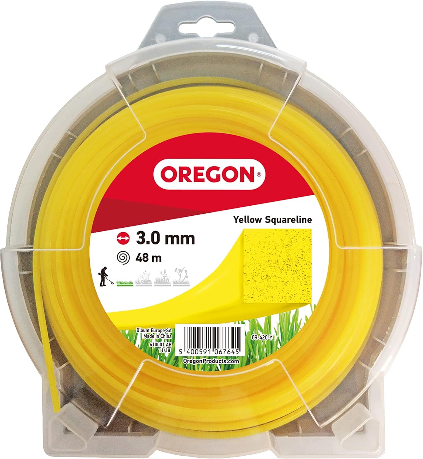 Thumbnail 6 de Oregon Yellow Square 4.0mm×32m hilo cuadrado para desbrozadora