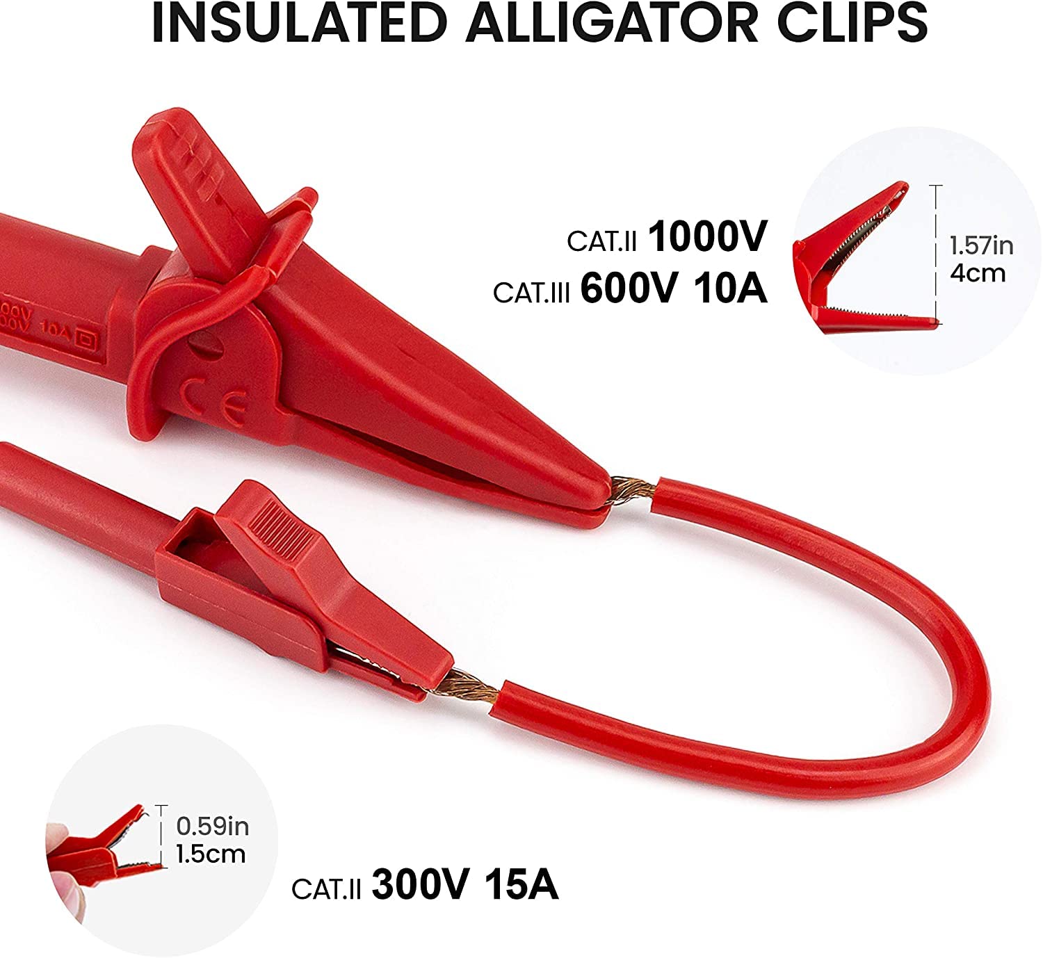 Thumbnail 1 de KAIWEETS Kit de cordons de test KT05 – 23 pièces, accessoire interchangeable pour multimètre