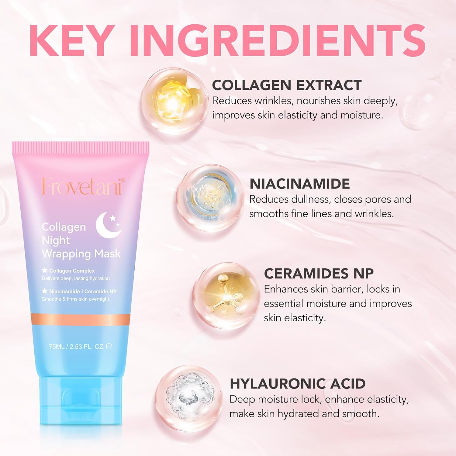 Thumbnail 4 de Maschera Collagene Viso Collagen Night Wrapping Mask
