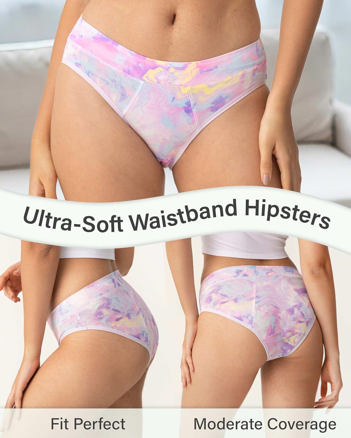 Detalle 2 de Neione Periodenunterwäsche Hipster 3er Pack