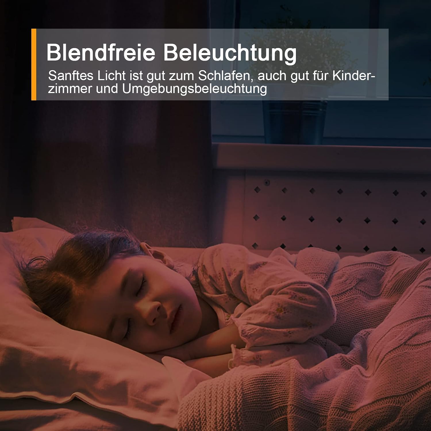 Detalle 2 de Lyridz Nachtlicht-Steckdose mit Bewegungsmelder (dimmbar), Plug-in Rot – 2er-Set für Kinderzimmer, Flur & Küche